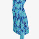 Voorgevormd dames badpakjurk blauw