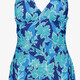 Voorgevormd dames badpakjurk blauw
