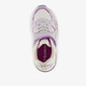 Meisjes sneakers wit paars
