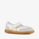 Meisjes ballerina sneakers beige wit