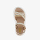 Leren meisjes sandalen goud