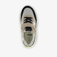 Suède jongens sneakers beige zwart