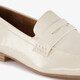 Dames loafers met lak ivoor