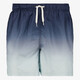 Heren zwemshort met faded print blauw grijs