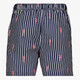 Heren zwemshort gestreept blauw