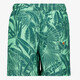 Jongens zwembroek met bladprint groen