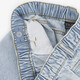 Wide leg meisjes cargo jeans lichtblauw