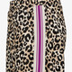Meisjes wide leg broek met luipaardprint