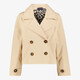 Korte meisjes trenchcoat beige