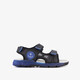 Jongens sandalen met lichtjes zwart blauw
