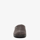 Heren pantoffels ribstof grijs