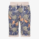 Name It jongens sweatshort met bloemenprint blauw