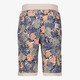 Name It jongens sweatshort met bloemenprint blauw