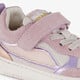 Leren meisjes sneakers roze paars