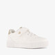 Meisjes sneakers wit metallic goud
