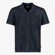 Heren overhemd donkerblauw