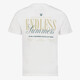 Heren T-shirt met backprint wit