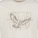 Heren T-shirt met adelaar creme