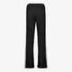 Dames wide leg broek met bies zwart wit