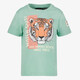 Jongens T-shirt met tijger mintgroen