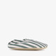 Kinder schoenen met groene strepen wit