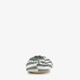 Kinder schoenen met groene strepen wit