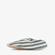 Kinder schoenen met groene strepen wit