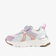 Meisjes dad sneakers wit pastel