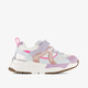 Meisjes dad sneakers wit pastel