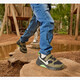 Jongens sneakers groen zwart