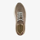Suède heren sneakers taupe