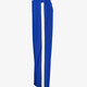 Dames wide leg broek met bies blauw