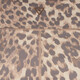 Dames fietsbroek met panterprint beige bruin