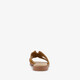 Dames slippers cognac