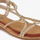 Dames sandalen goud