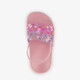 Roze jongens badslippers met print roze