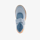 Dames ballerina sneakers lichtblauw