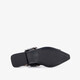 Dames slingbacks met gespen lak zwart