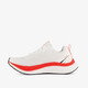 Heren hardloopschoenen wit oranje