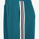 Dames wide leg broek met bies blauwgroen
