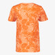 Jongens T-shirt met jungle print oranje