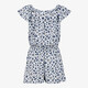 Name It meisjes playsuit met panterprint grijs blauw