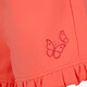 Meisjes short met ruffles koraalroze
