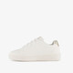 Meisjes sneakers wit goud
