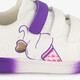Meisjes sneakers met softijs paars wit