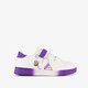 Meisjes sneakers met softijs paars wit
