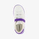 Meisjes sneakers met softijs paars wit