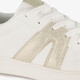Meisjes sneakers wit goud