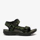 Jongens sandalen met camouflageprint zwart