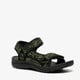 Jongens sandalen met camouflageprint zwart
